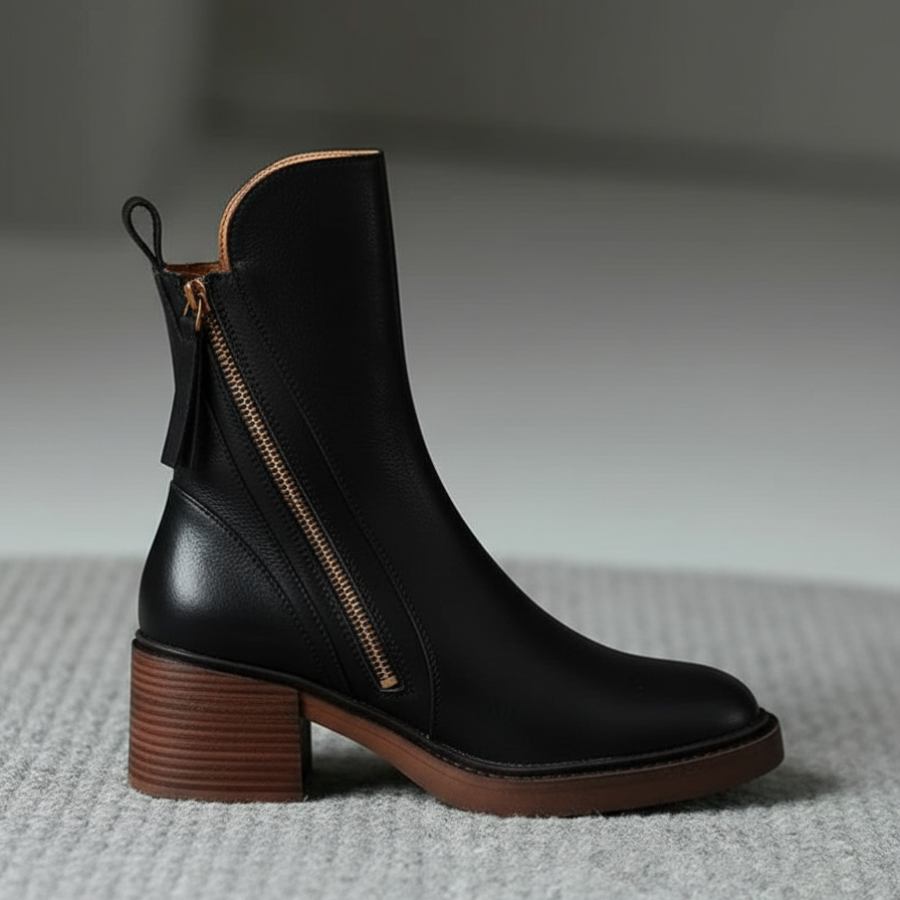 Garciel | Leather Ankle Boots