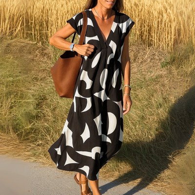 Valérie | Lightweight Dress with V-Neck
