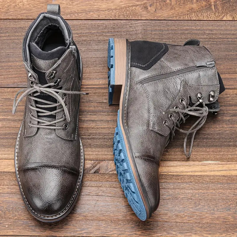 Aaron | Handcrafted Premium Leather Oxford Boots