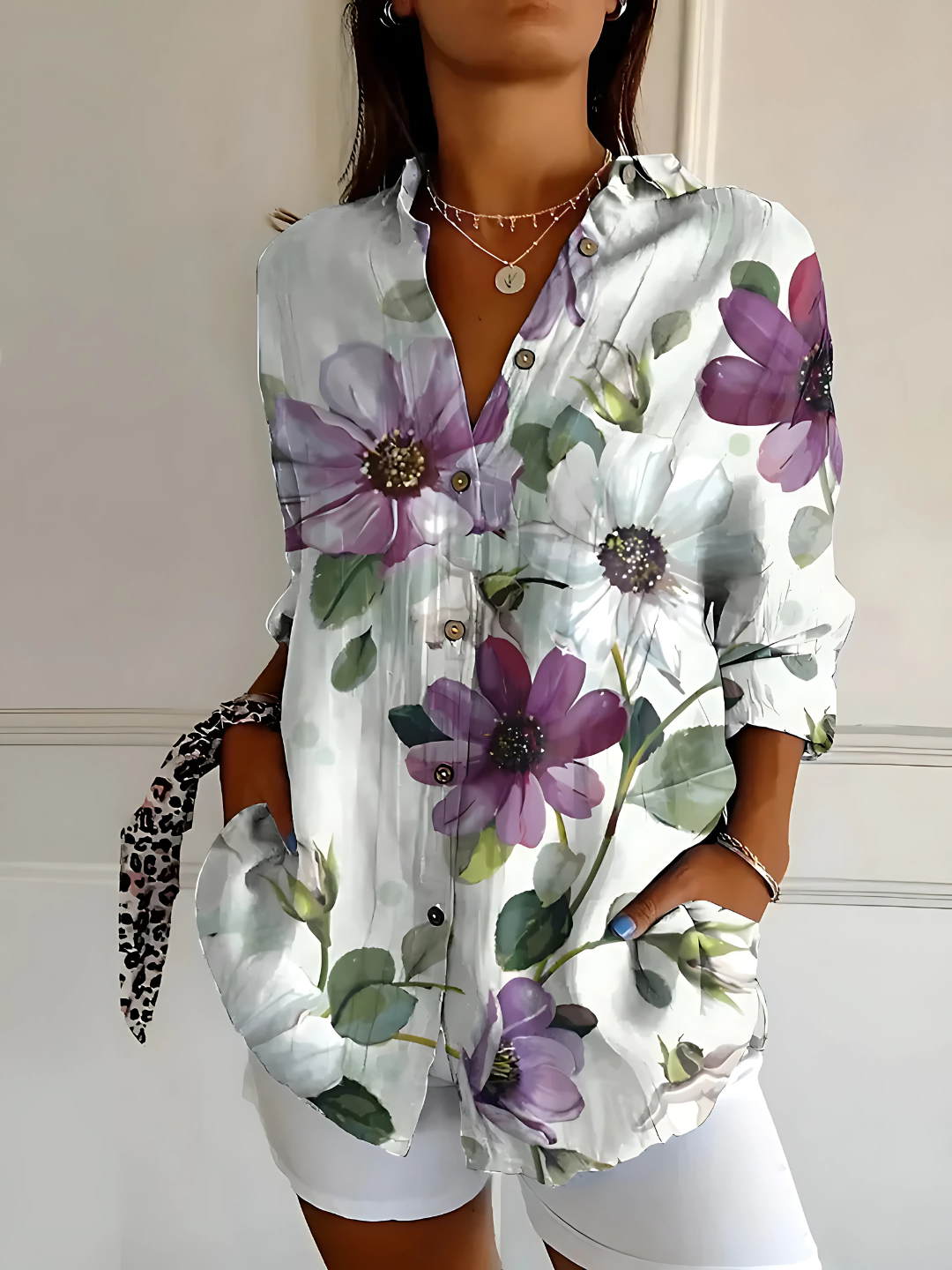 Viana | Blooming Wave Blouse