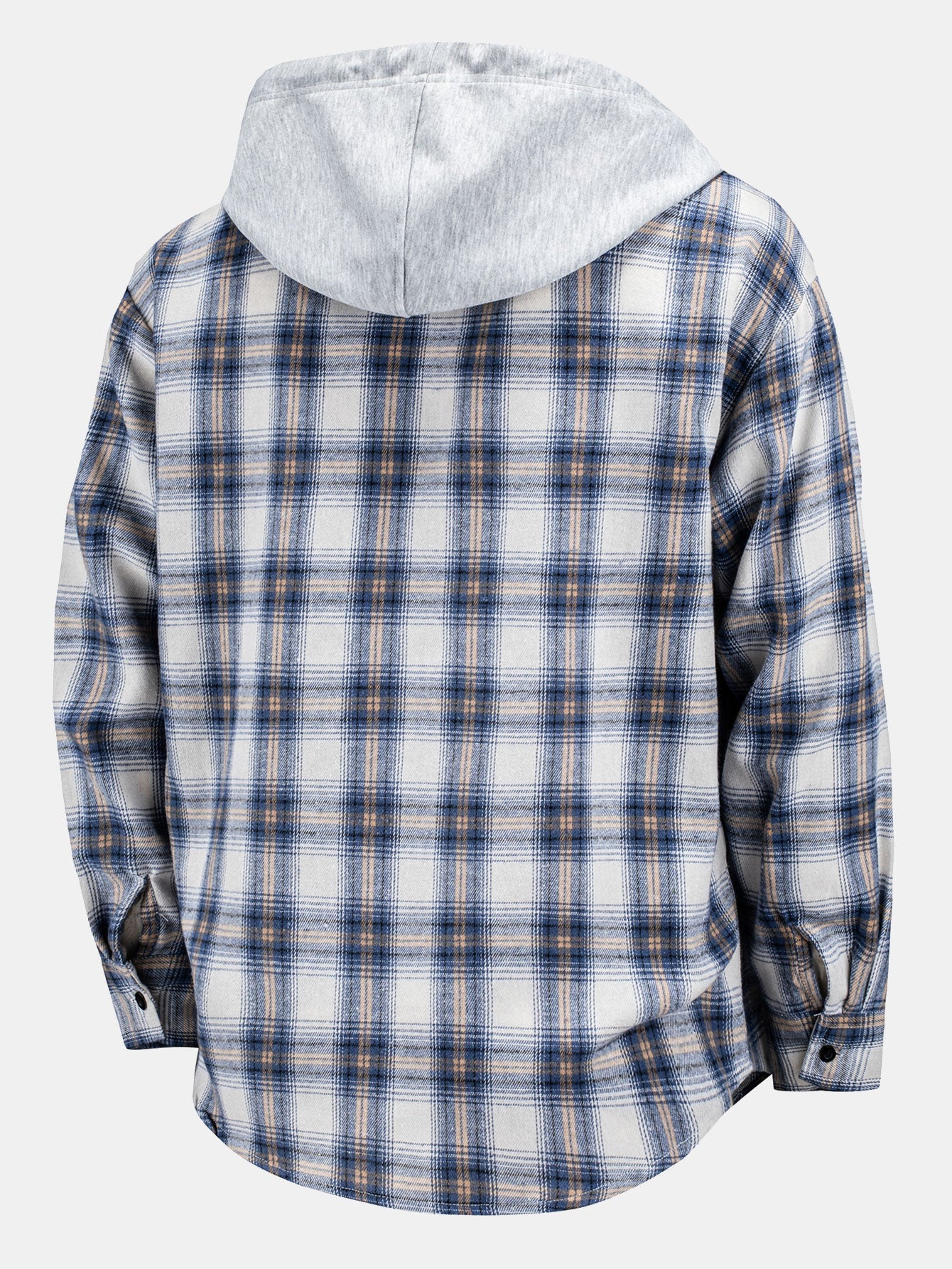 Plaid Hooded Shirt