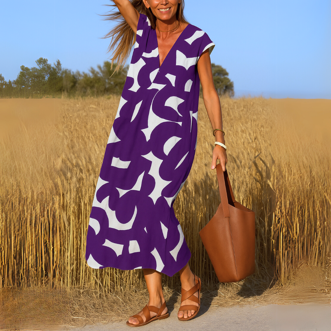 Valérie | Lightweight Dress with V-Neck