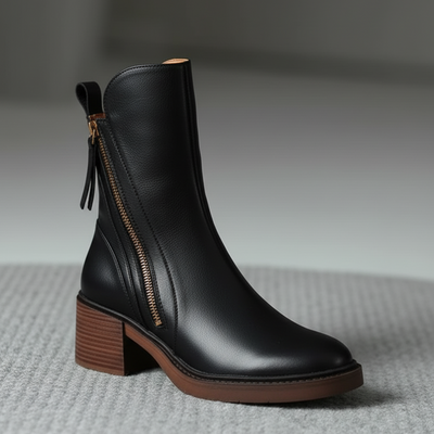 Garciel | Leather Ankle Boots