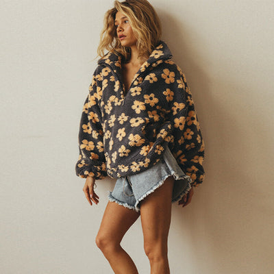Daisy | Fleece Bloom Pullover
