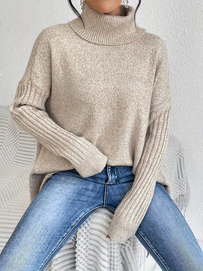 BRIDGETTE | LONG TURTLENECK SWEATER