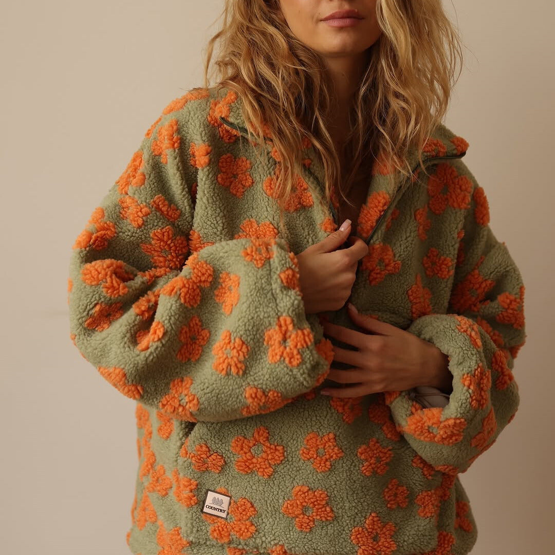 Daisy | Fleece Bloom Pullover