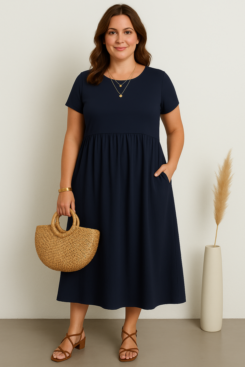 Olivia™ | Casual Tummy Covering Dress