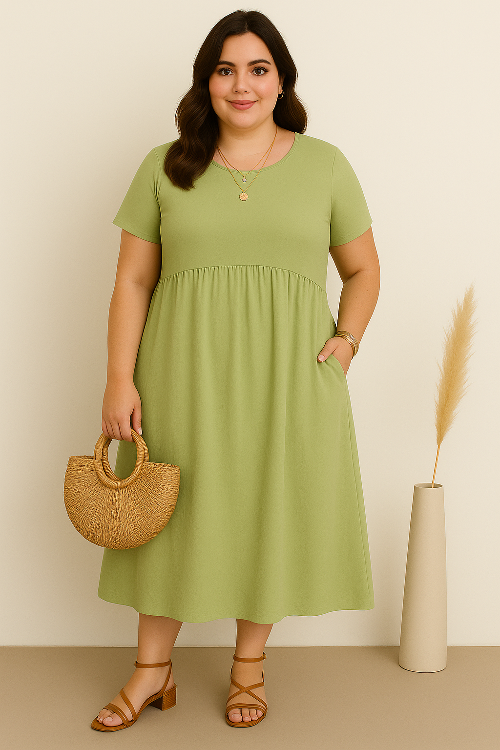 Olivia™ | Casual Tummy Covering Dress
