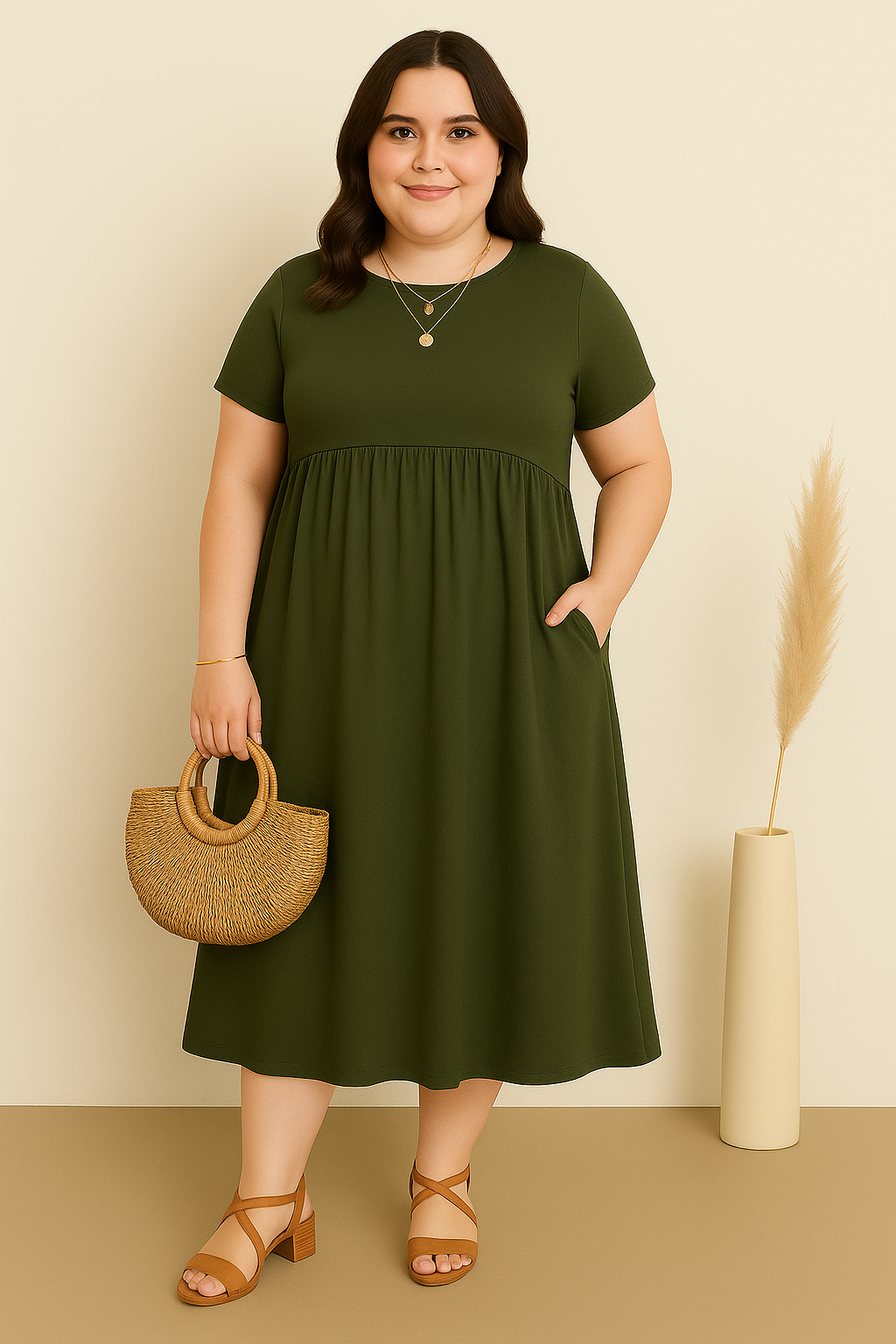 Olivia™ | Casual Tummy Covering Dress