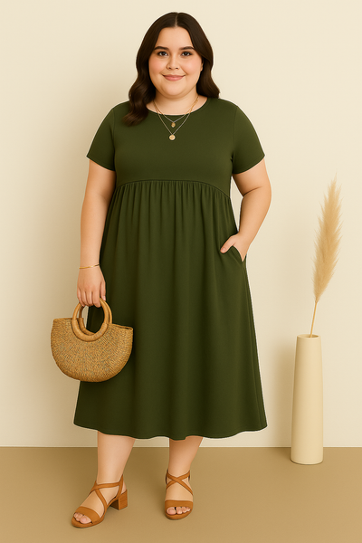 Olivia™ | Casual Tummy Covering Dress