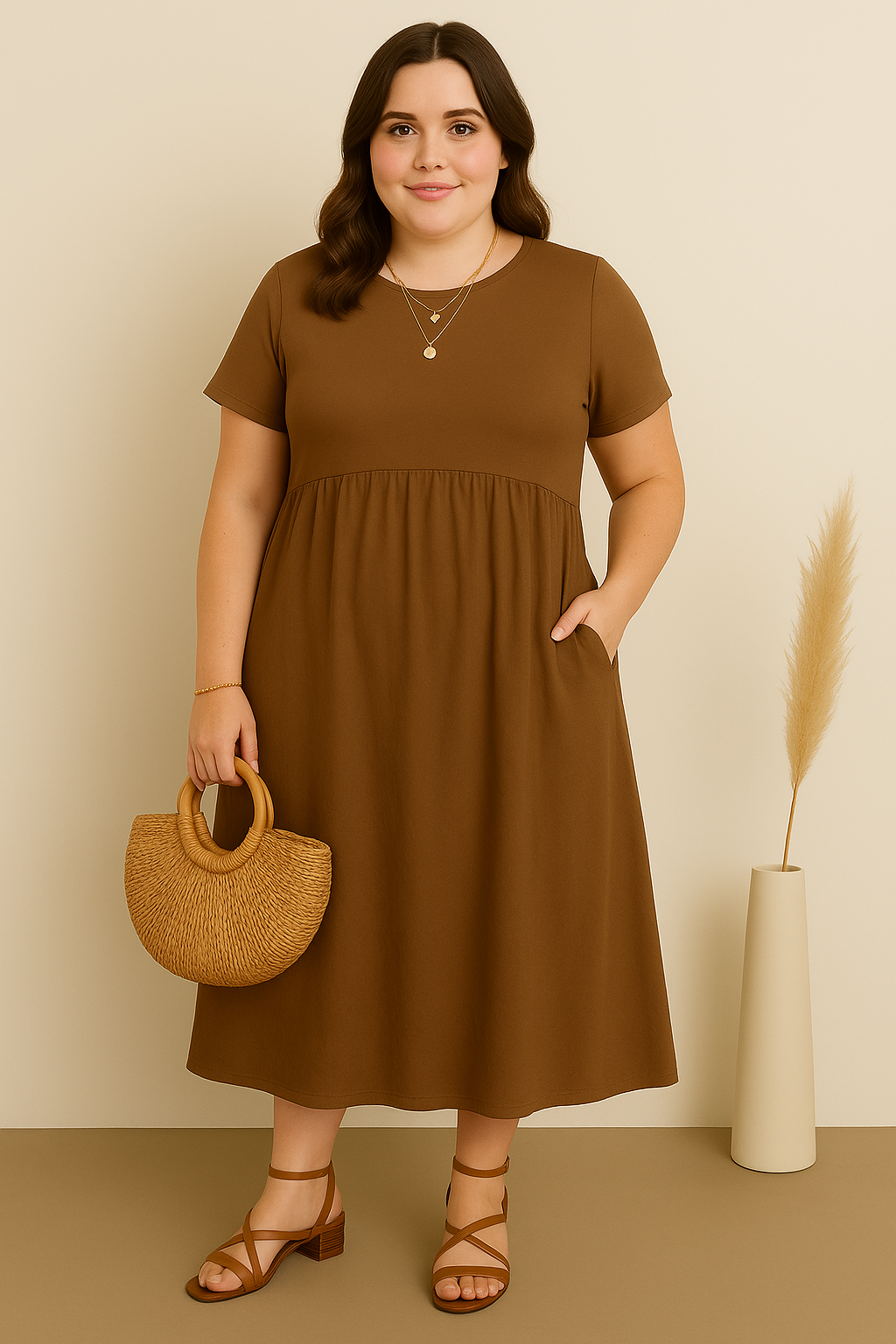 Olivia™ | Casual Tummy Covering Dress