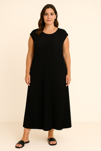 Scarlett™ | Pleated Tummy Covering Dress