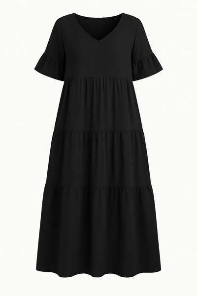 Audrey™ | V-neck Tummy Covering Dress