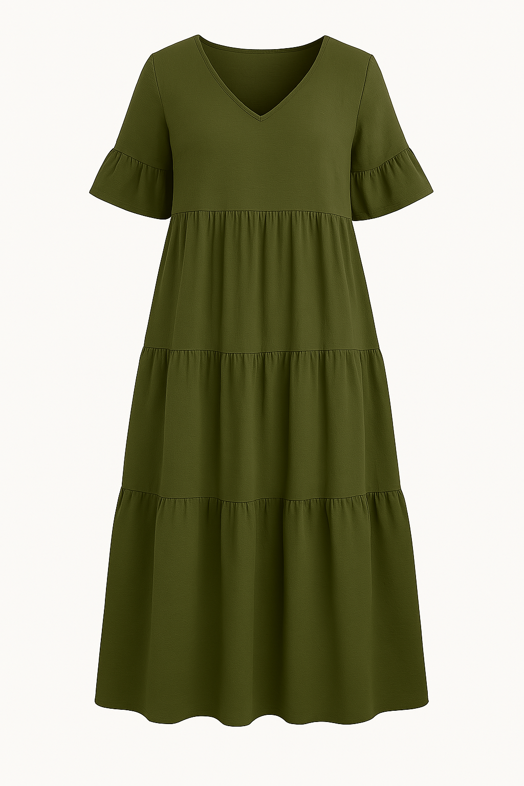 Audrey™ | V-neck Tummy Covering Dress
