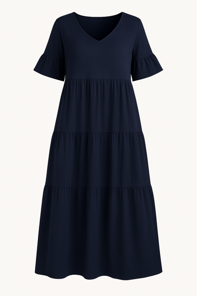 Audrey™ | V-neck Tummy Covering Dress