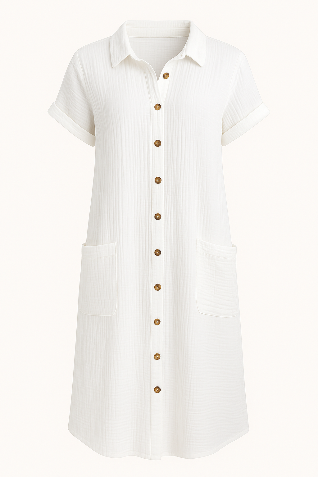 Barbara™ | Button Tummy Covering Dress