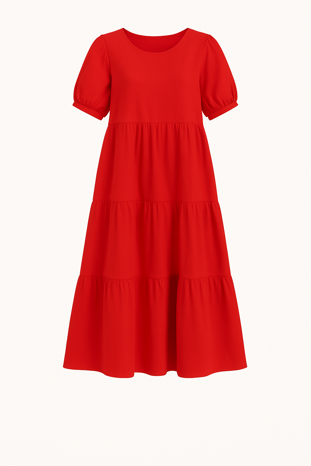 Luna™ | O Neck Tummy Covering Dress