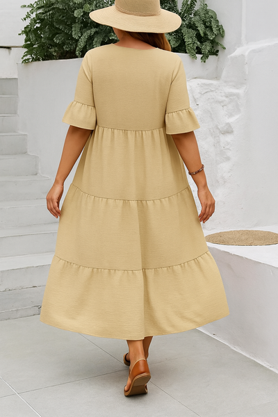 Audrey™ | V-neck Tummy Covering Dress