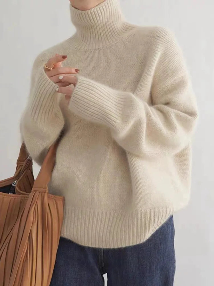 Aurélie™ | Cashmere Turtleneck Sweater