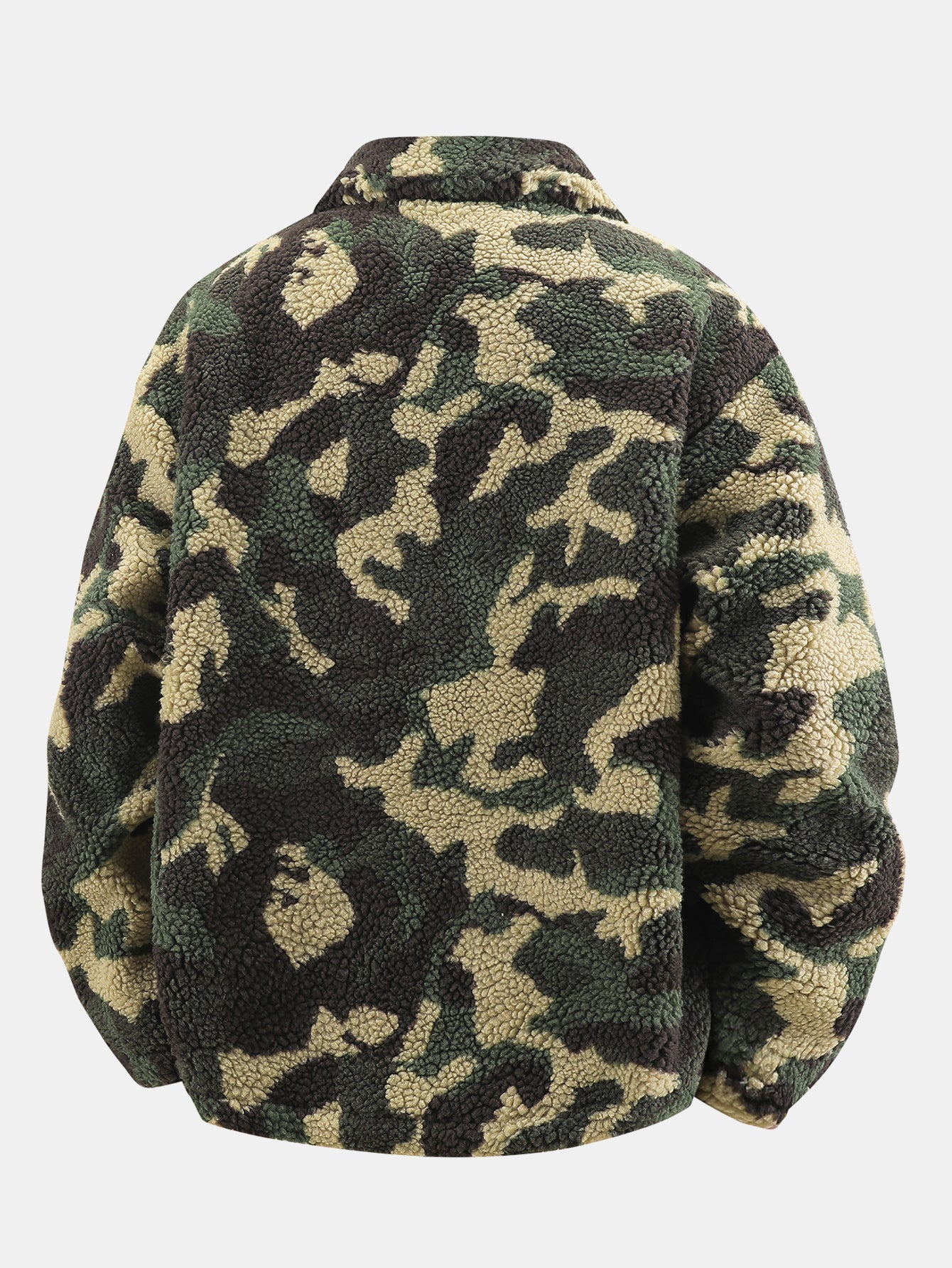Camouflage Teddy Pocket Jacket