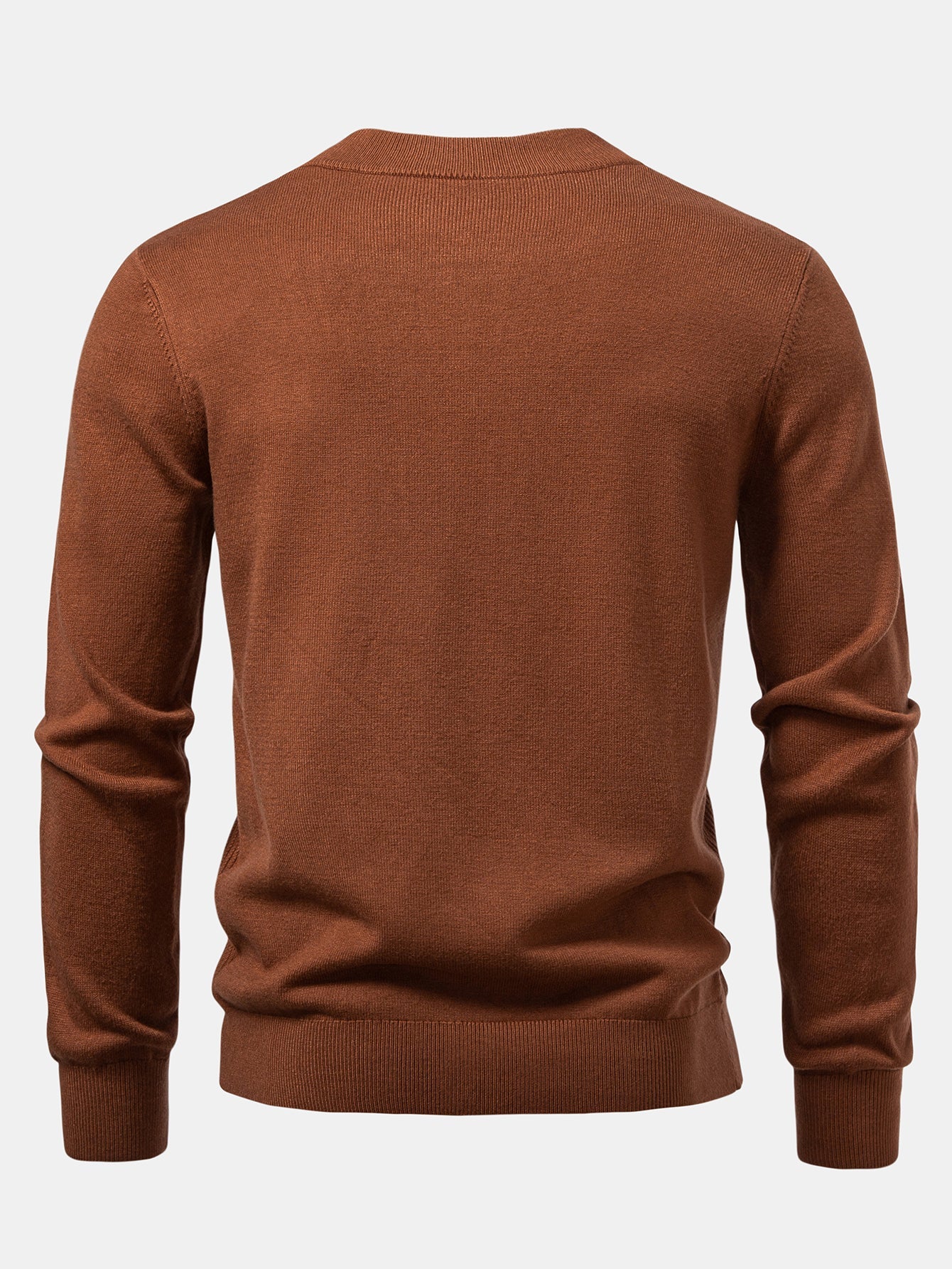 Stripe Mock Neck Sweater