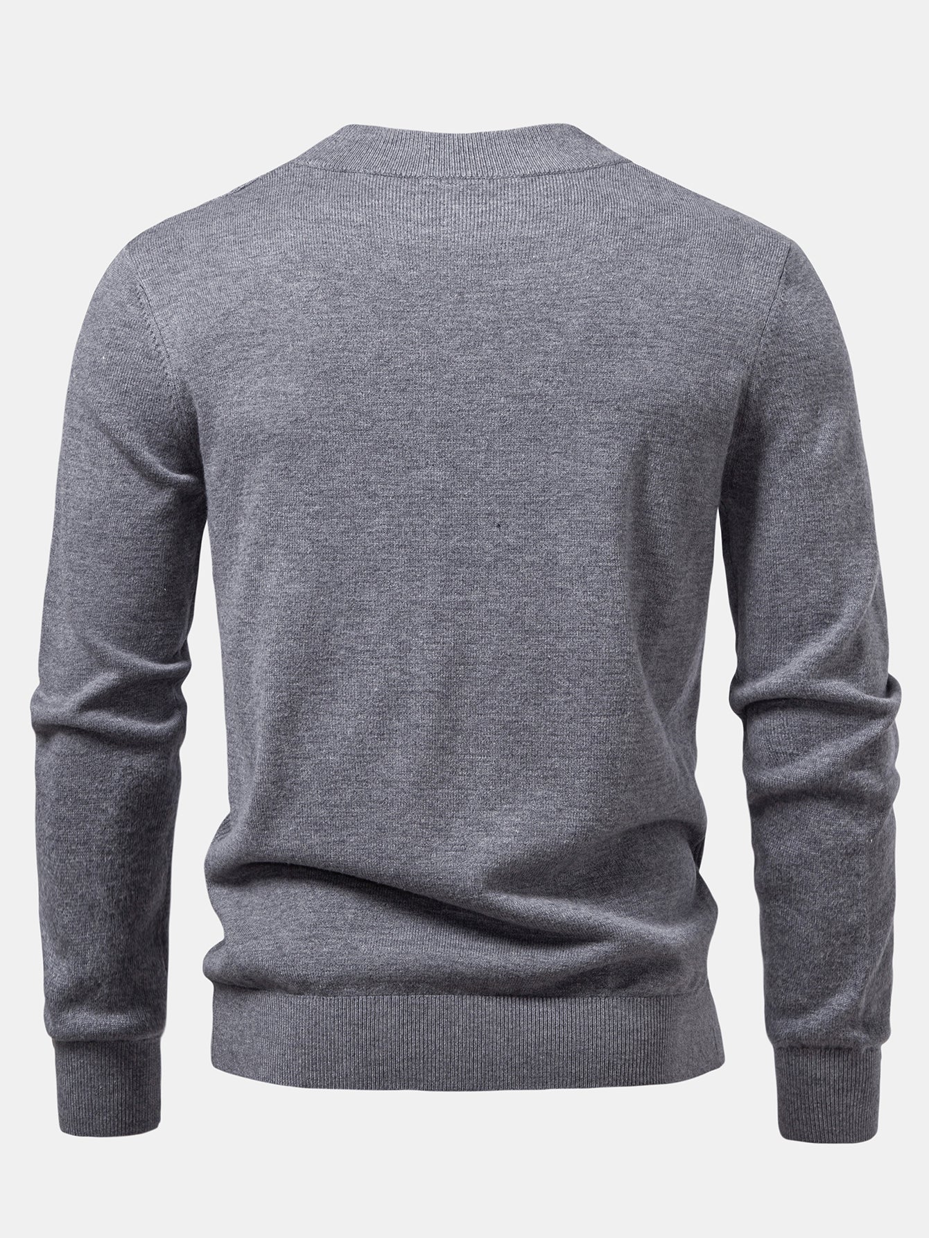 Stripe Mock Neck Sweater