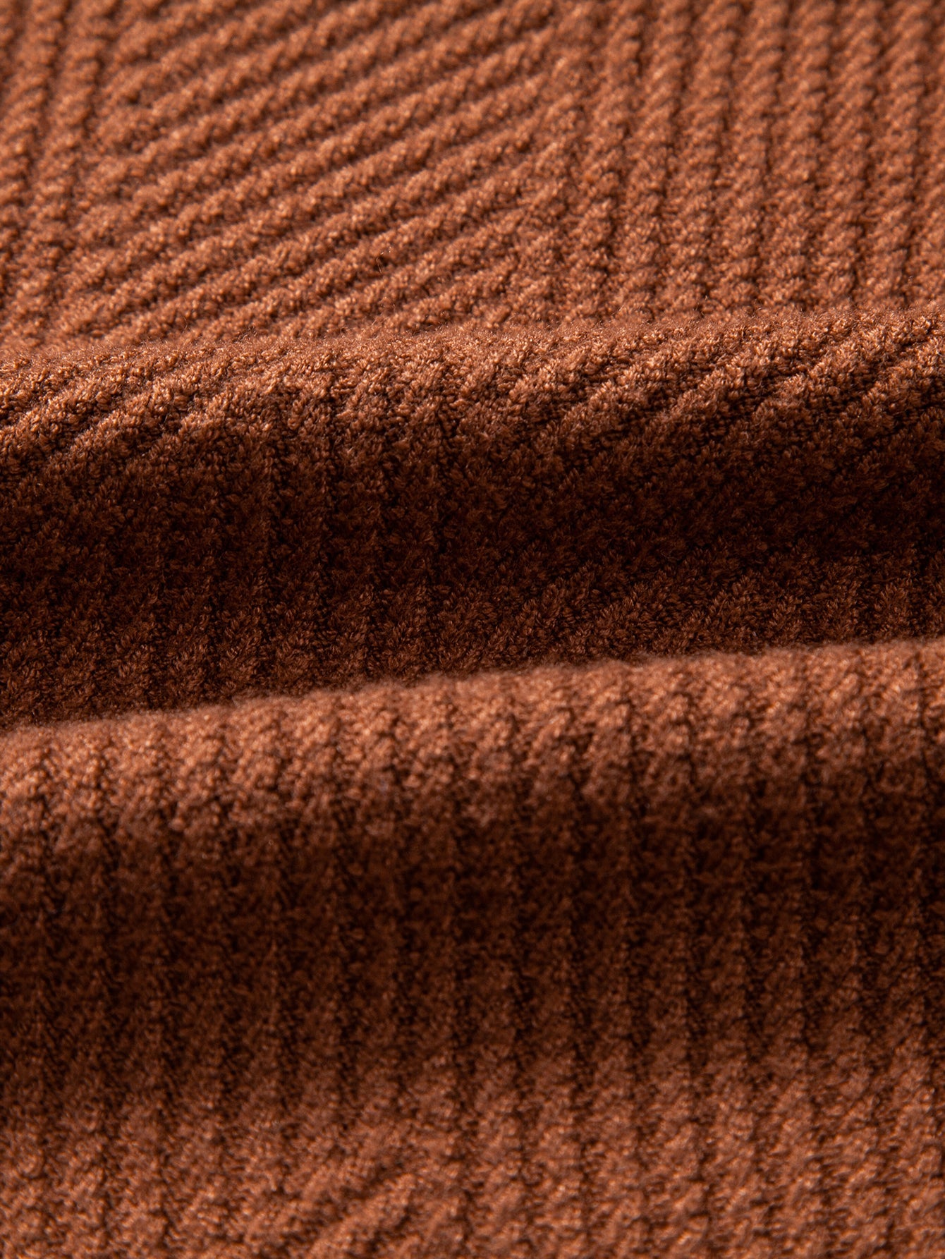 Stripe Mock Neck Sweater