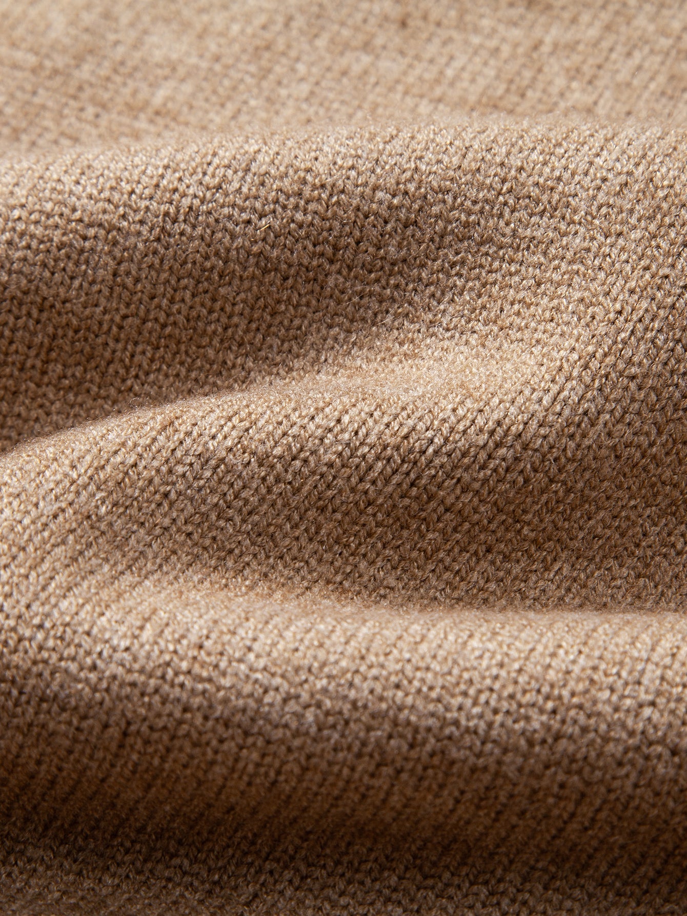 Heavyweight Stripe Mock Neck Knit Sweater