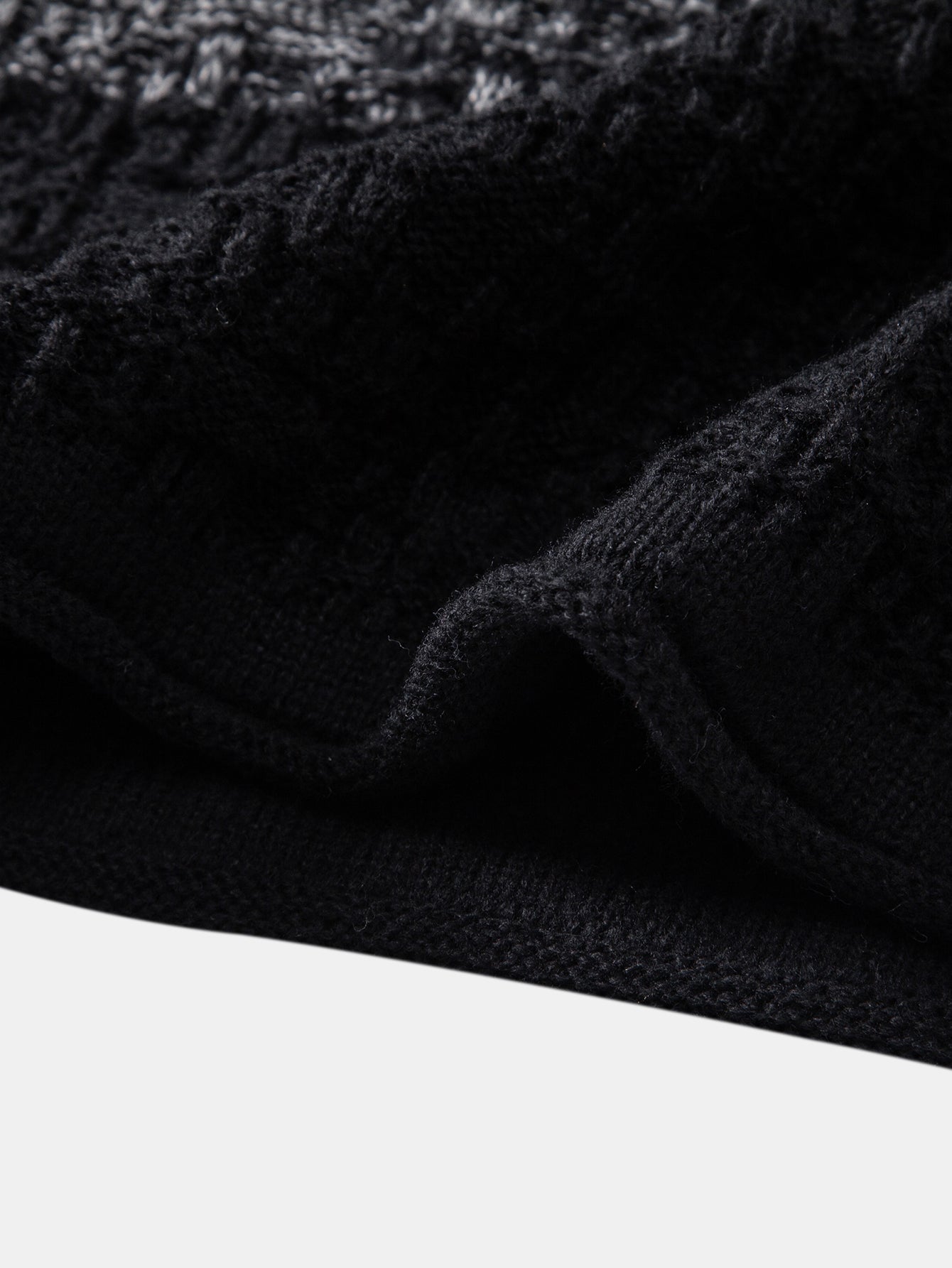 Contrast Crew Neck Knit Sweater