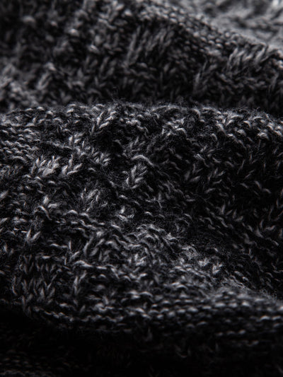 Contrast Crew Neck Knit Sweater