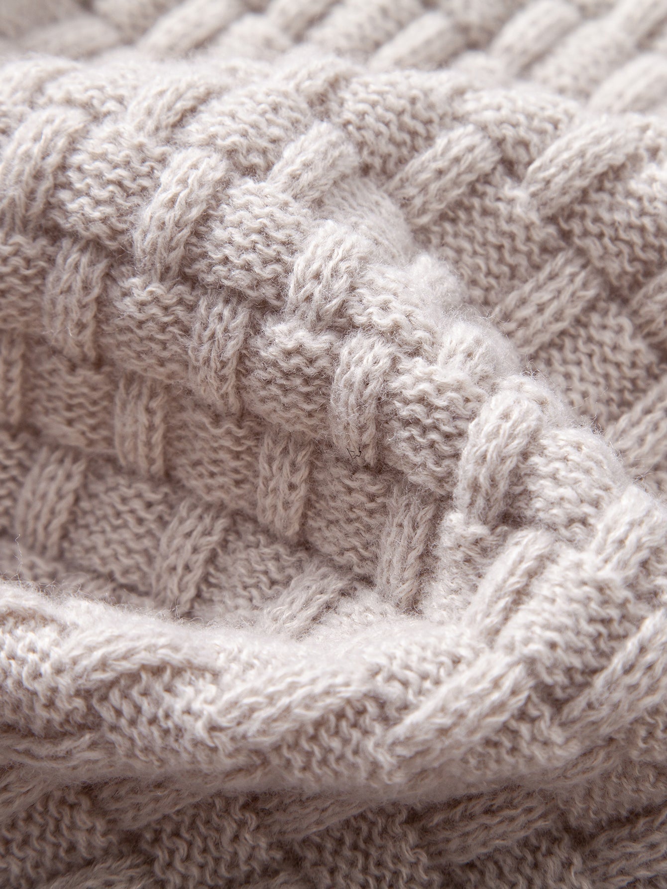 Textured Hooded Sweater