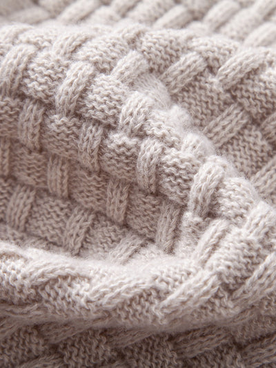 Textured Hooded Sweater