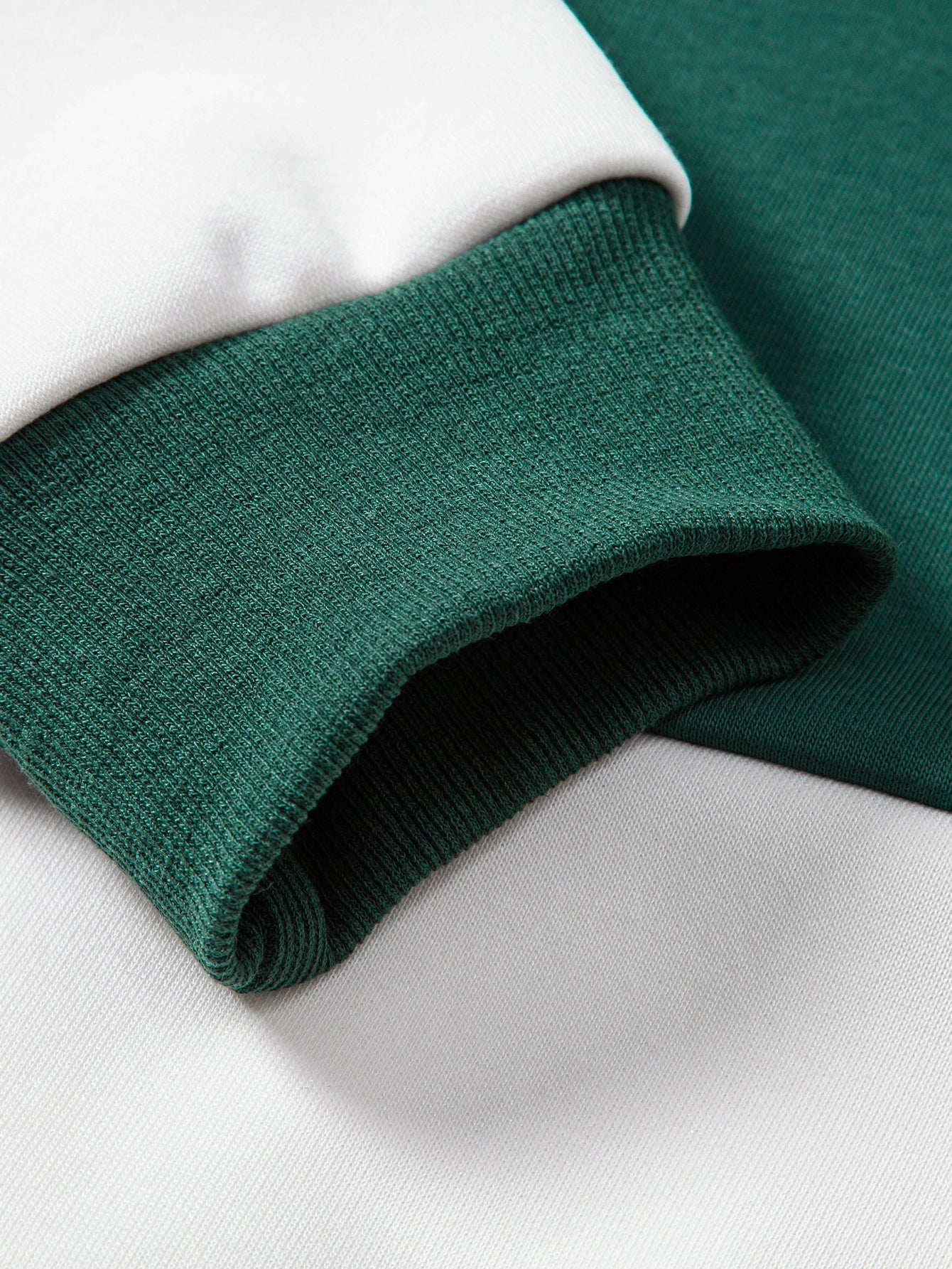 Relax Fit New York Print Color Block Polo Sweatshirt