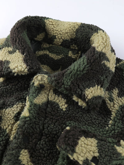 Camouflage Teddy Pocket Jacket