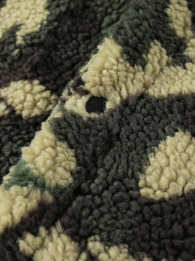 Camouflage Teddy Pocket Jacket