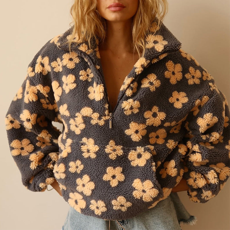 Daisy | Fleece Bloom Pullover