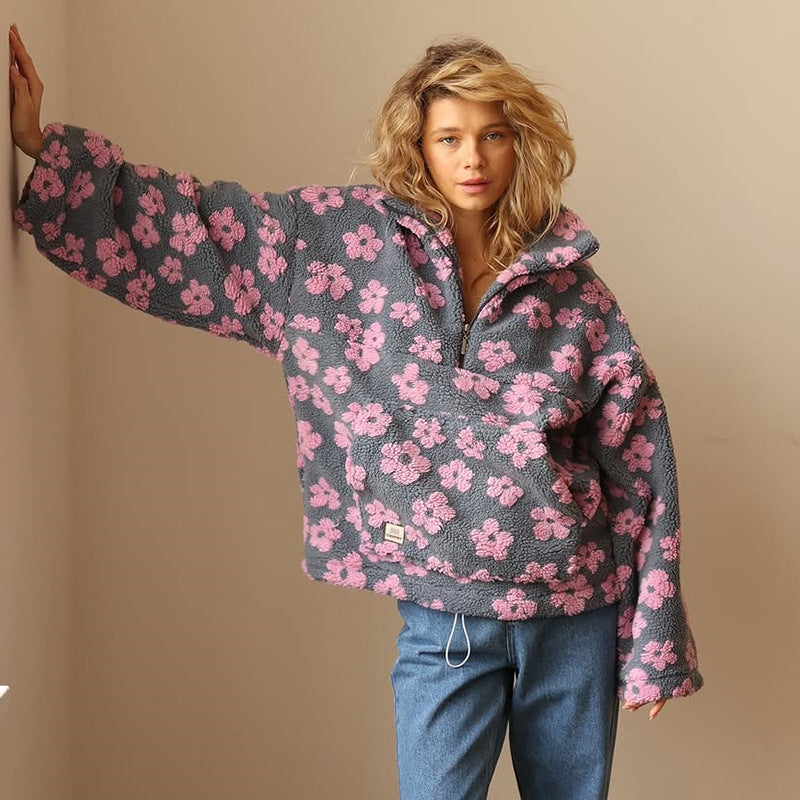 Daisy | Fleece Bloom Pullover