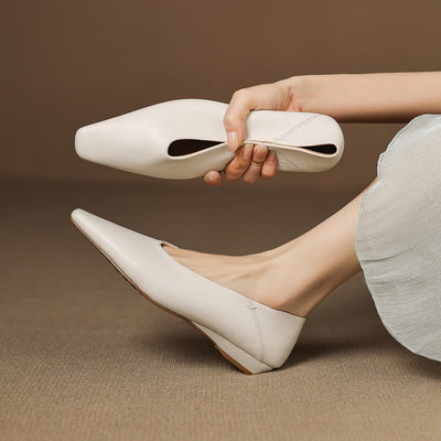 Emor Genuine Leather Flats