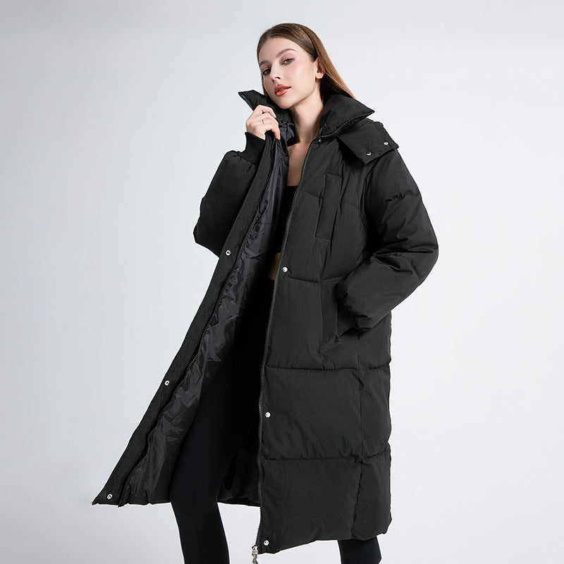 Amelie - Classic Hooded Long Puffer Coat