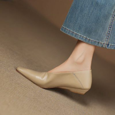 Emor Genuine Leather Flats