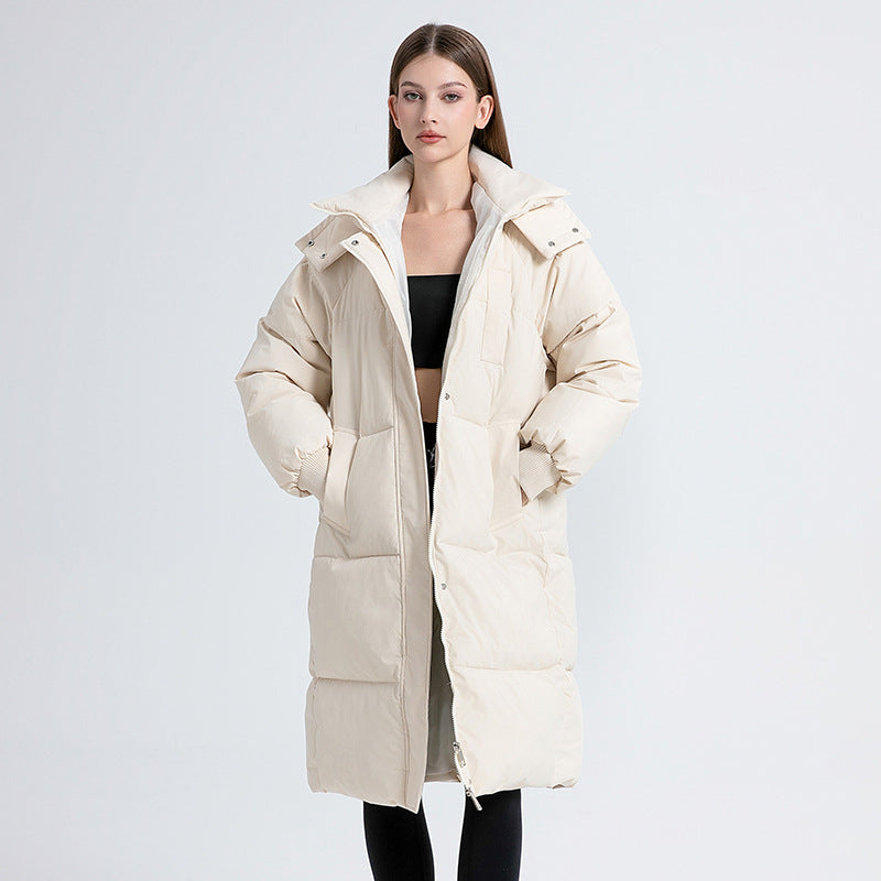 Amelie - Classic Hooded Long Puffer Coat