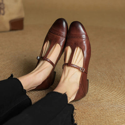 Graneth Genuine Leather Flats
