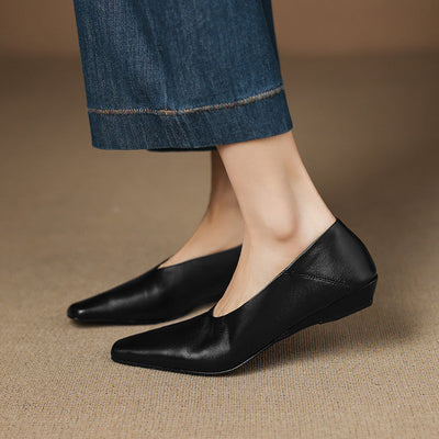 Emor Genuine Leather Flats