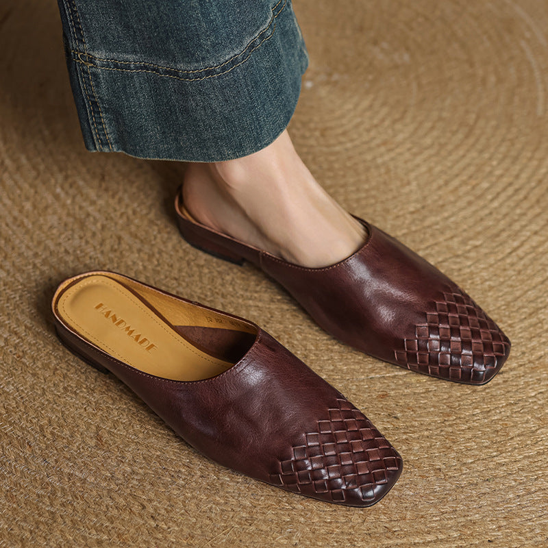 Dalvi Genuine Leather Mules