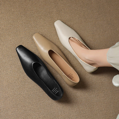 Emor Genuine Leather Flats