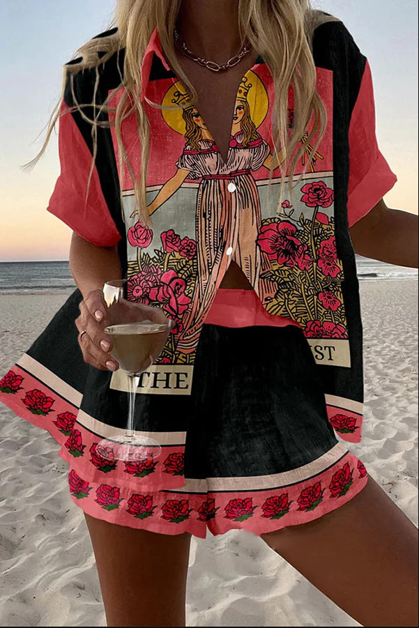 Yseline™ | Short Set in Virgin Linen Pink