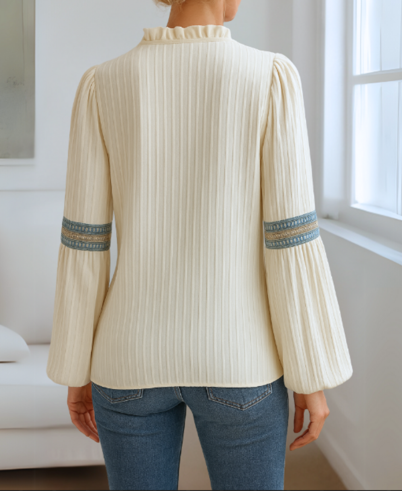 Valerie Vintage V-Neck Blouse