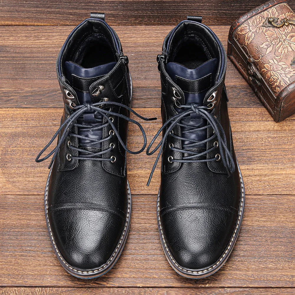 Aaron | Handcrafted Premium Leather Oxford Boots