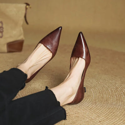Anok Genuine Leather Heels