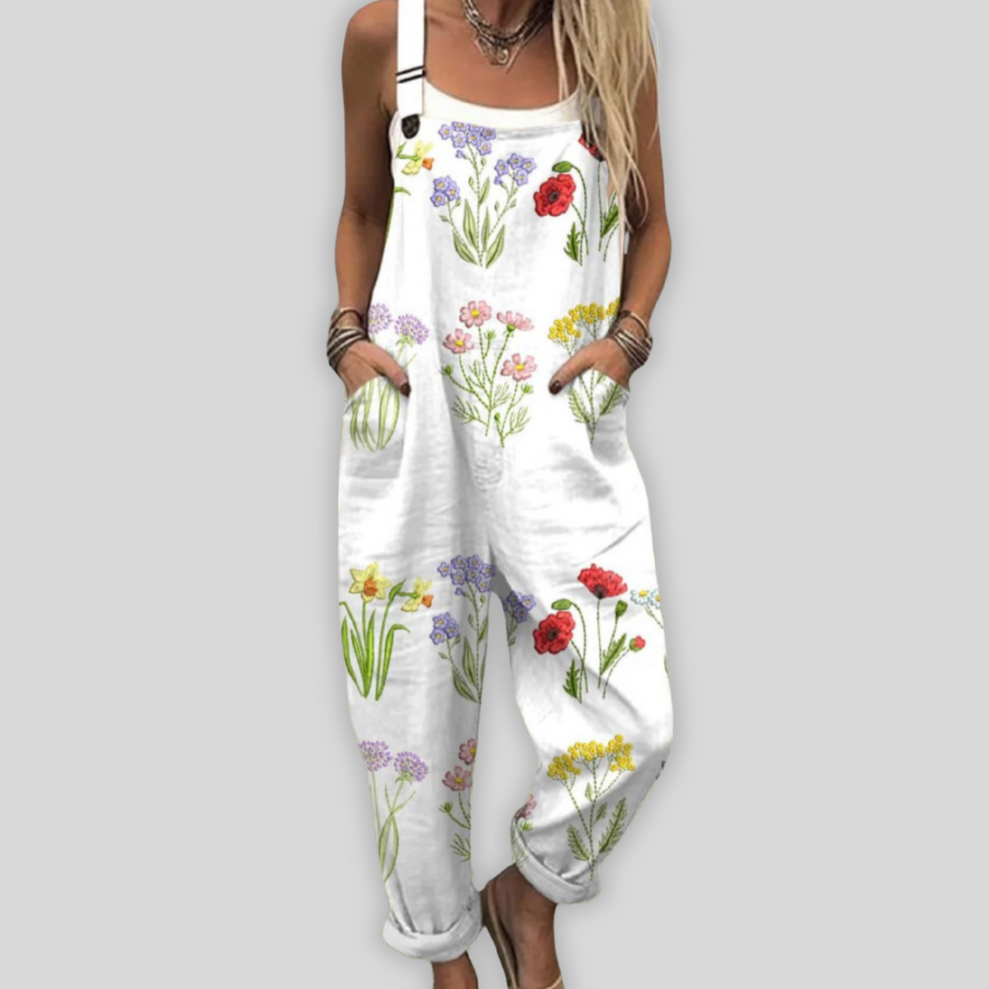 Floriane | Bright Floral Jumpsuit